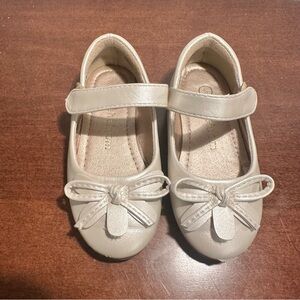 Hehainom Champagne Ballet Flats